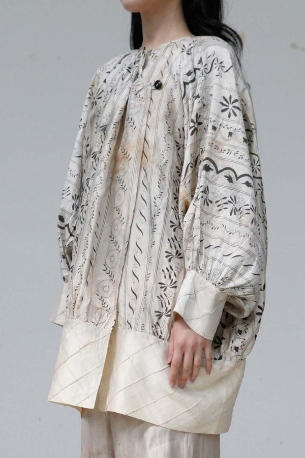 MUTEDANCE Silk Print Shirt MD22SS38 Off-White